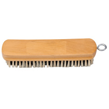 19.5*5*1.5CM Eco-Friendly Good Quality Customized Wooden Shoe Cleaner Brush
